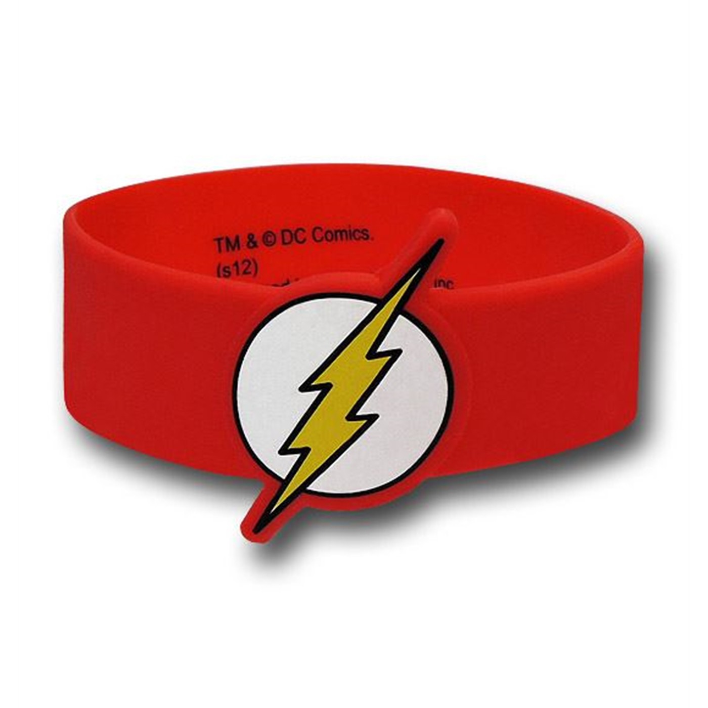 Flash C&D Molded Rubber Wristband