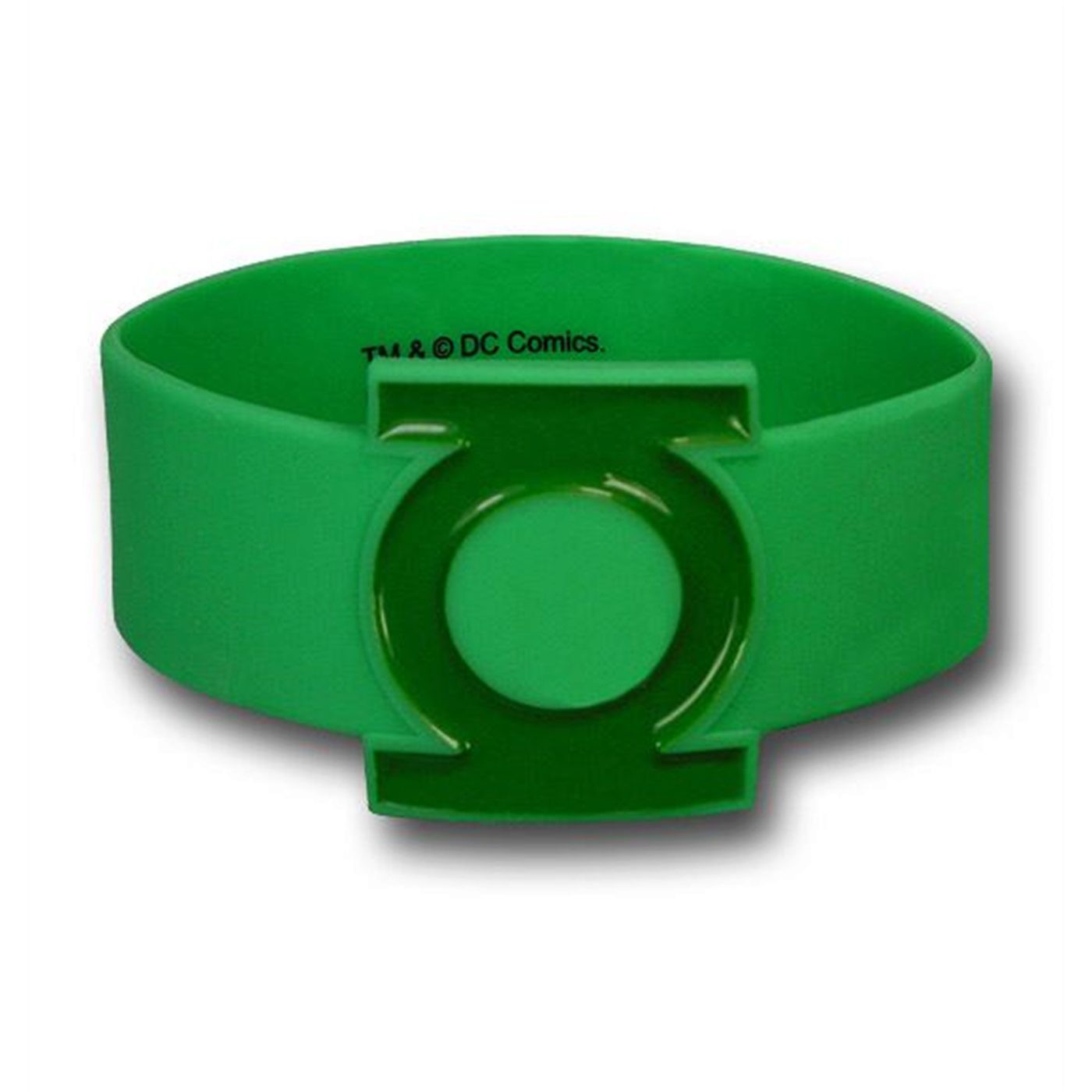 Green Lantern Symbol Molded Rubber Wristband