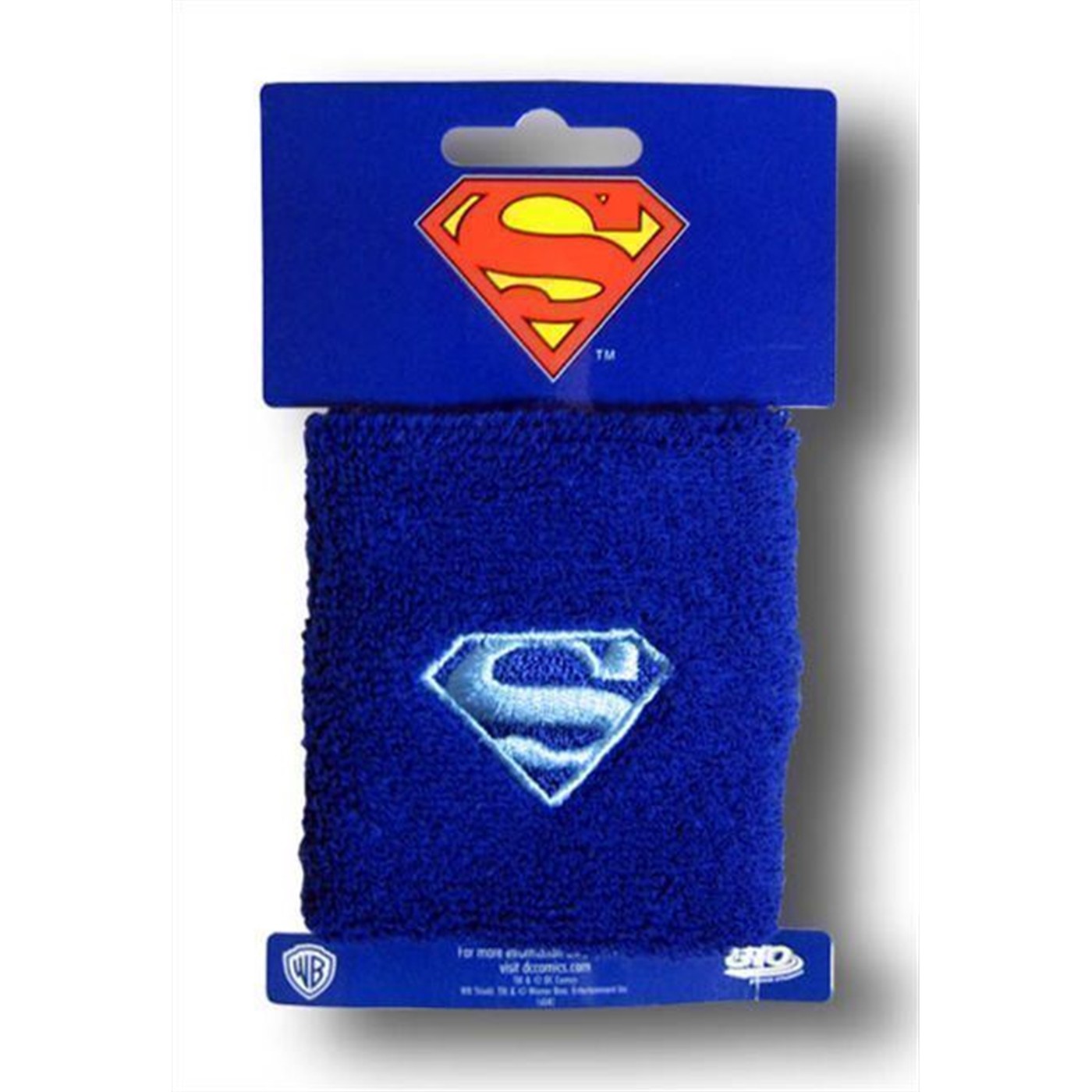 Superman Blue Logo Wristband