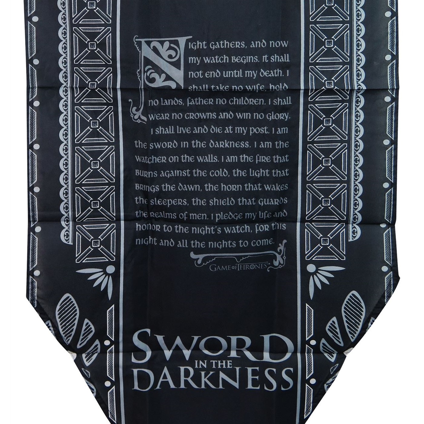 Game of Thrones Night's Watch Fabric Banner