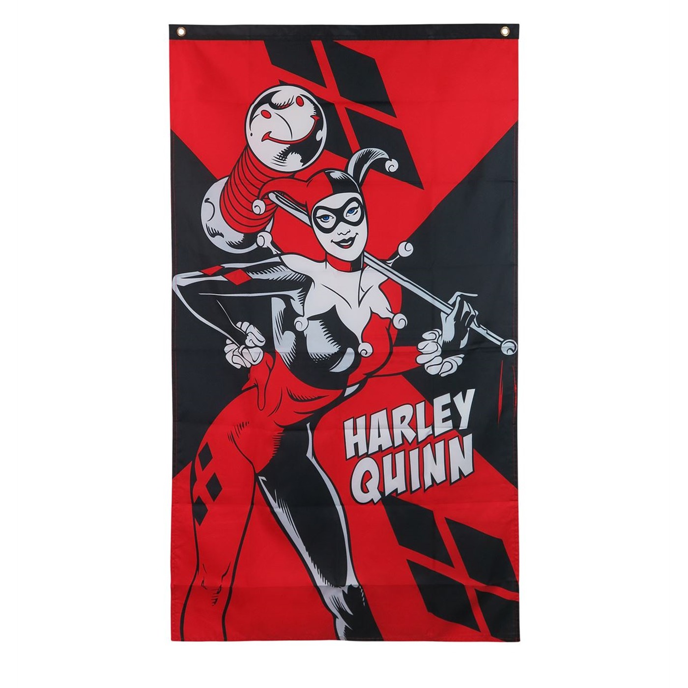 Harley Quinn Mallet Fabric Banner