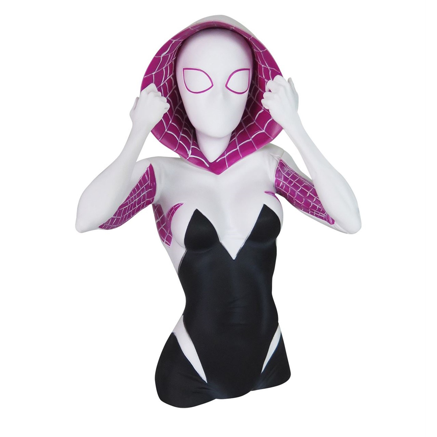 Allow Gwen Stacy in her Spider-Man costume to protect your loose change wit...