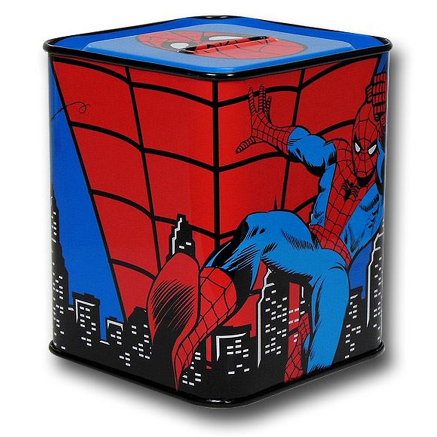 Spiderman Swinging Tin Bank