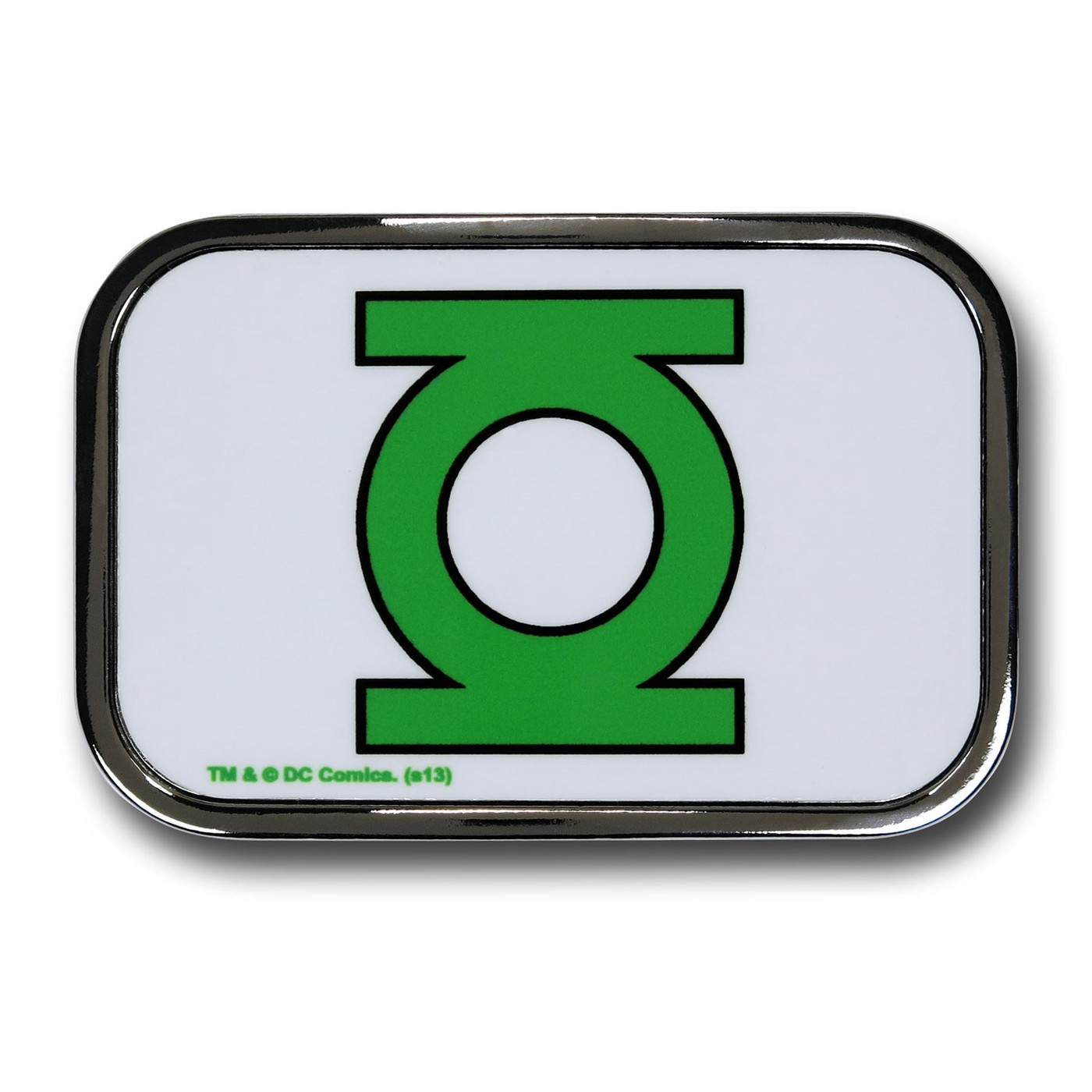 Green Lantern Symbol Rectangular Belt Buckle