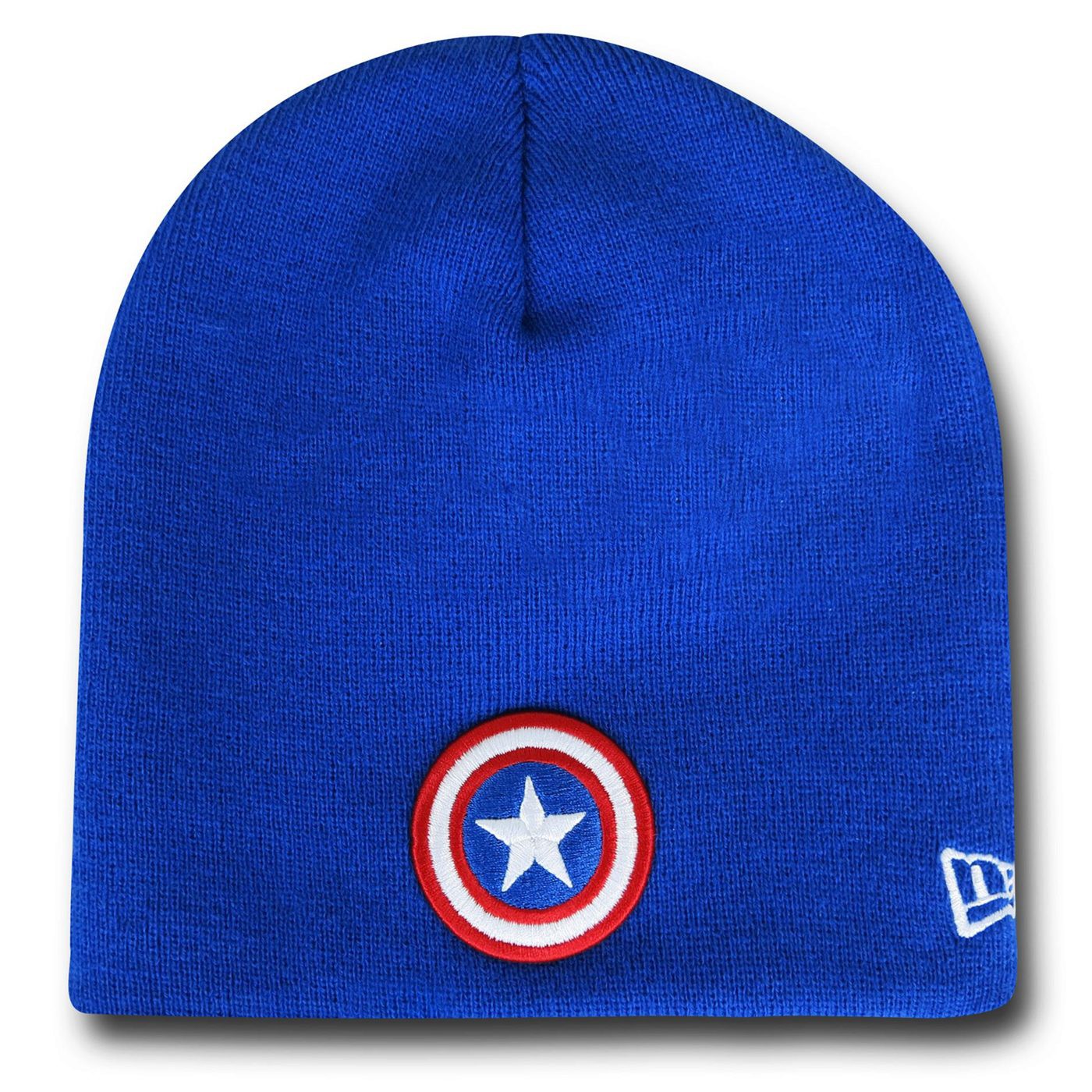 Captain America Royal Blue Shield Symbol Beanie