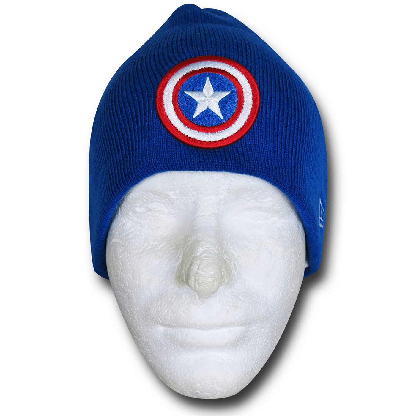 Captain America Royal Blue Shield Symbol Beanie