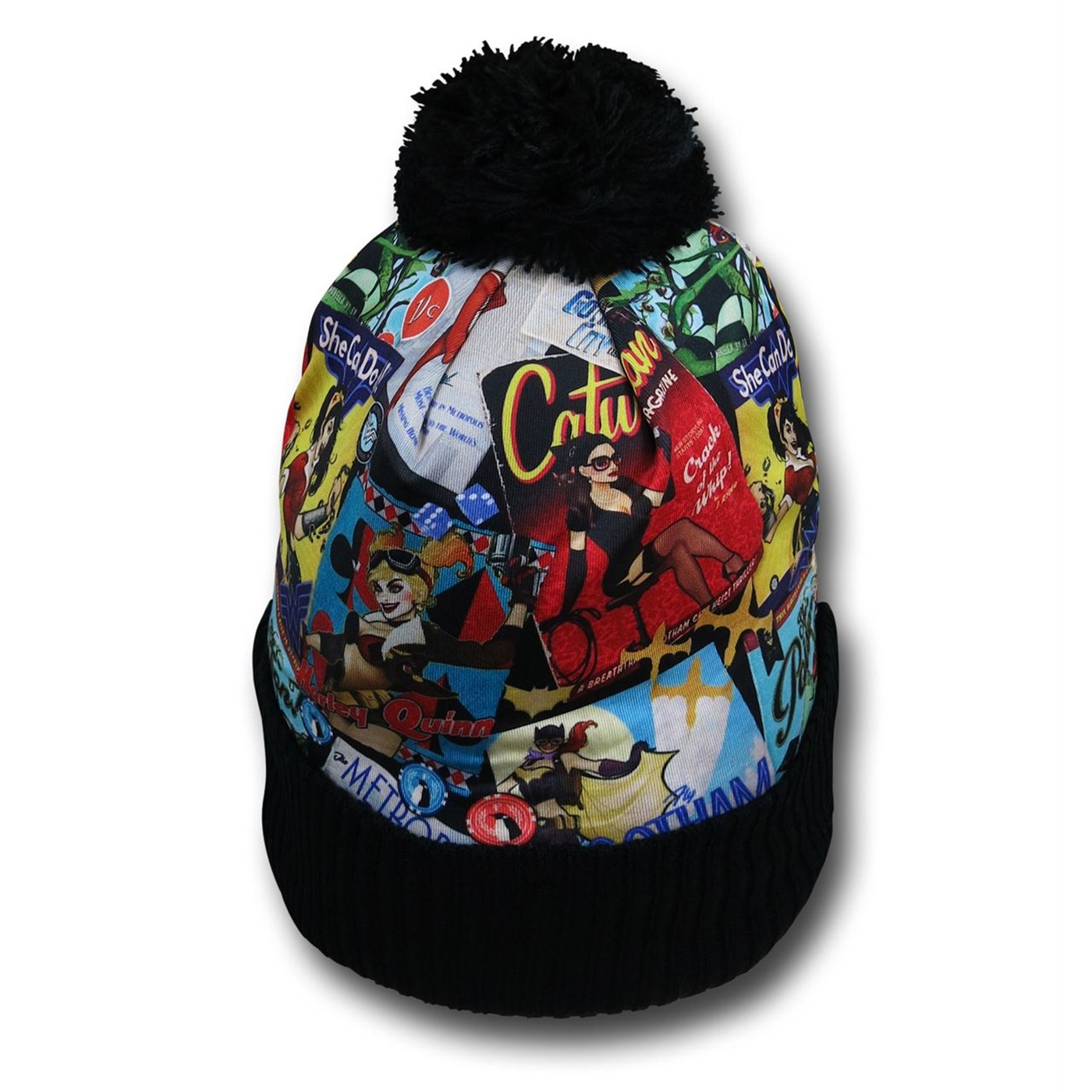 DC Bombshells Cuff Pom Beanie