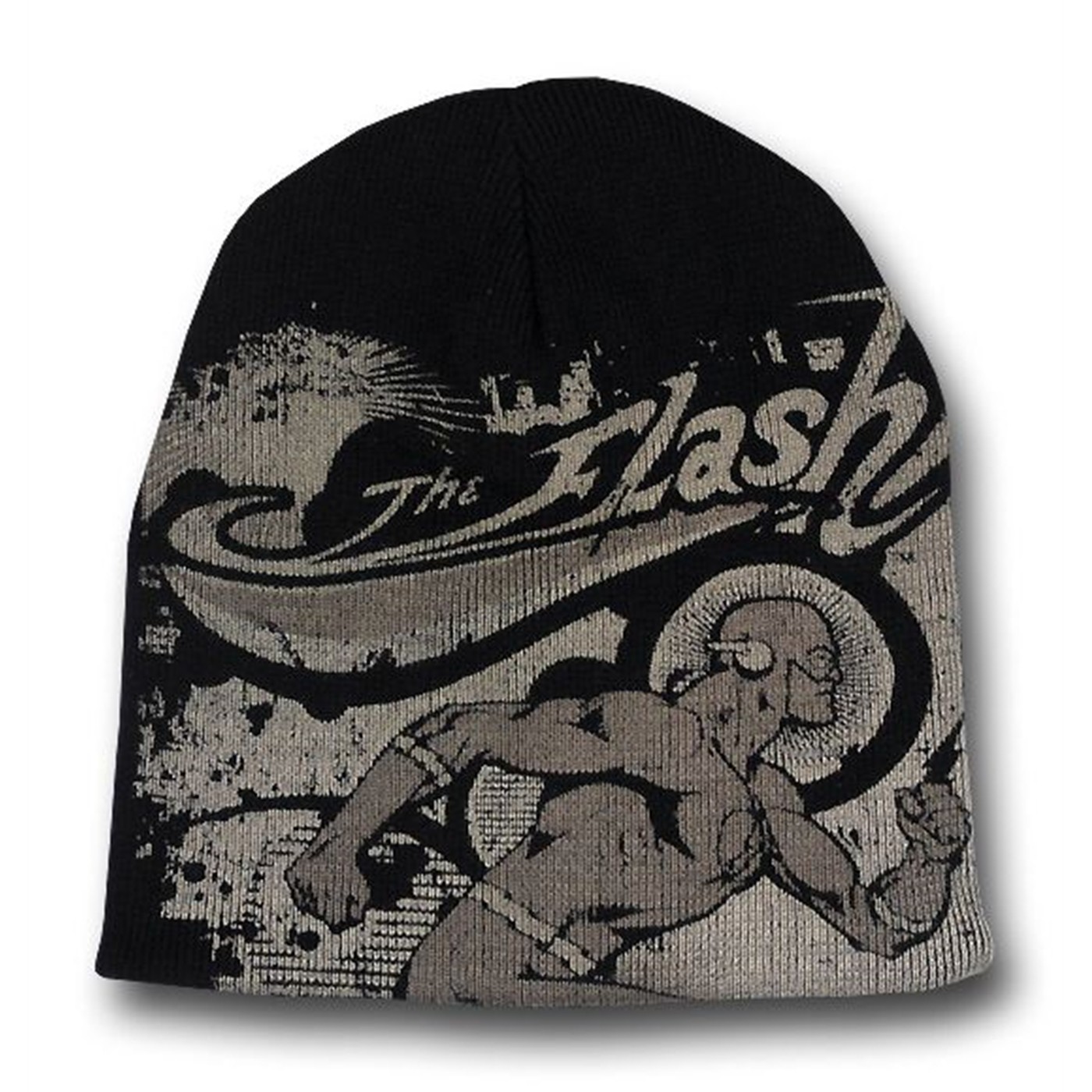 Flash Comic Print Reversible Beanie