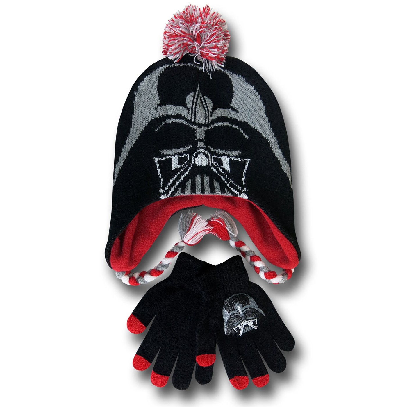 Star Wars Darth Vader Kids Peruvian Beanie & Glove Set