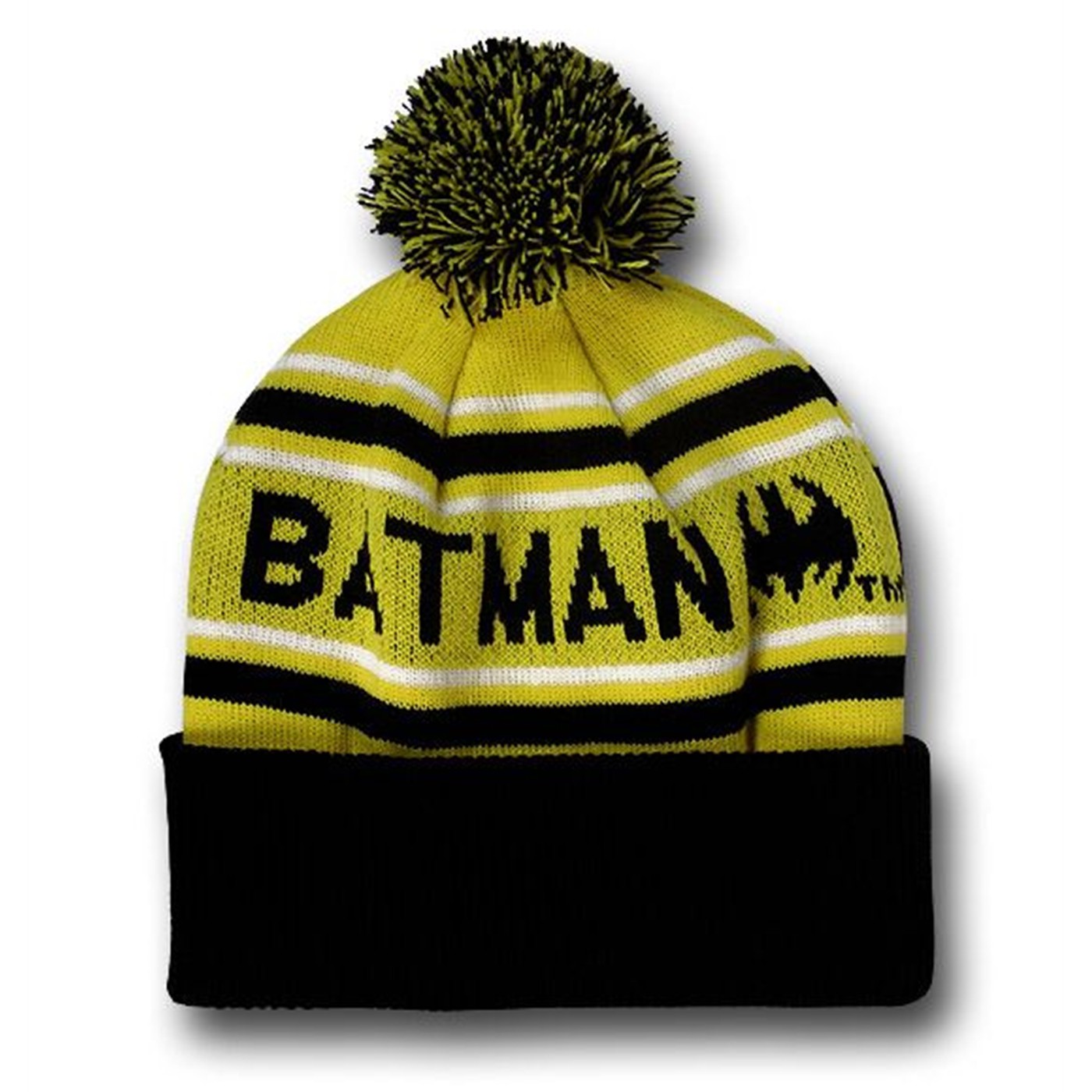 Batman Pom Pom Knit Beanie