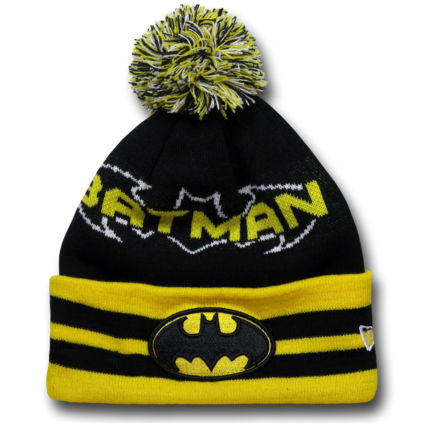 Batman Logo Wide Point Knit Beanie