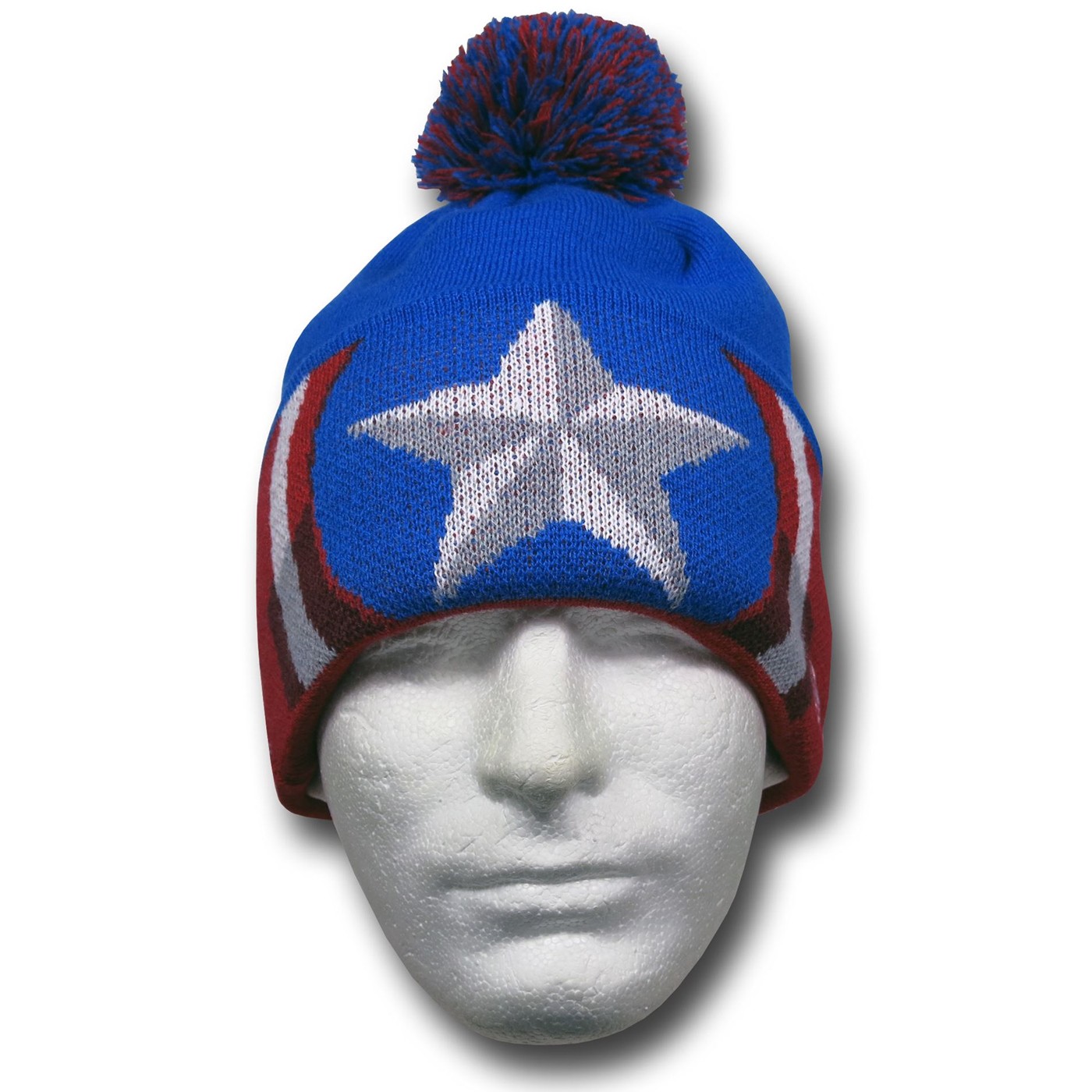 Captain America Symbol Major Cuff Beanie