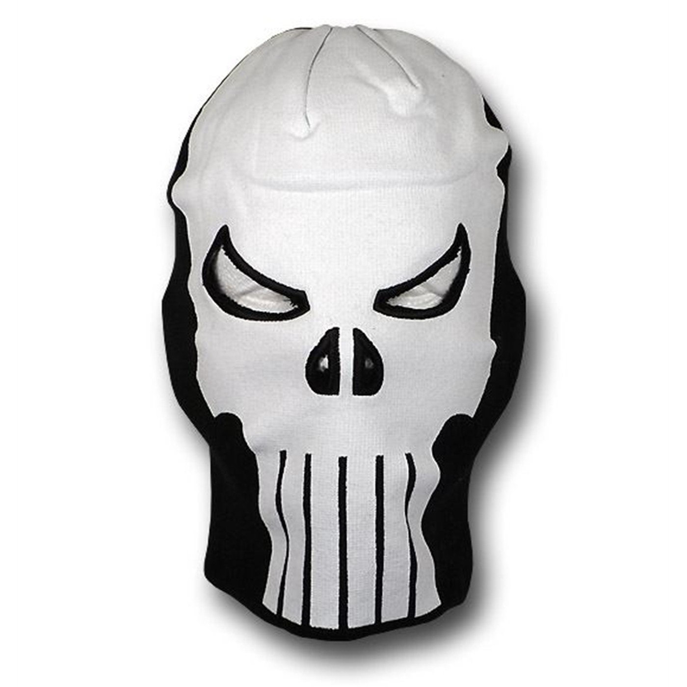 Punisher White Skull Pullover Beanie Mask