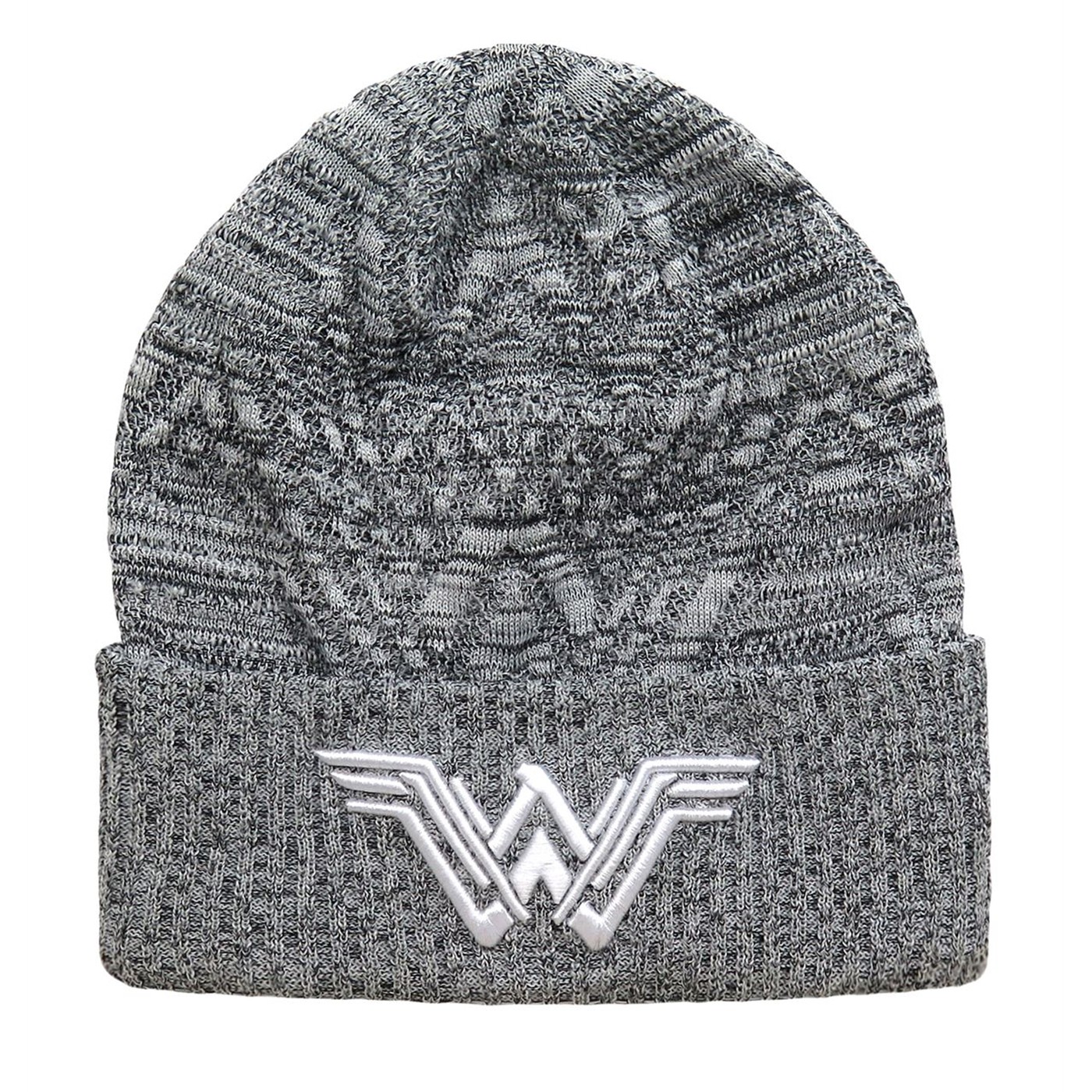 Wonder Woman Movie Symbol Knit Pattern Beanie