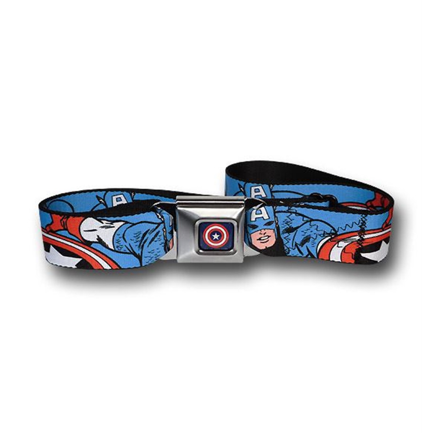 Captain America Silver Age Seatbelt Belt