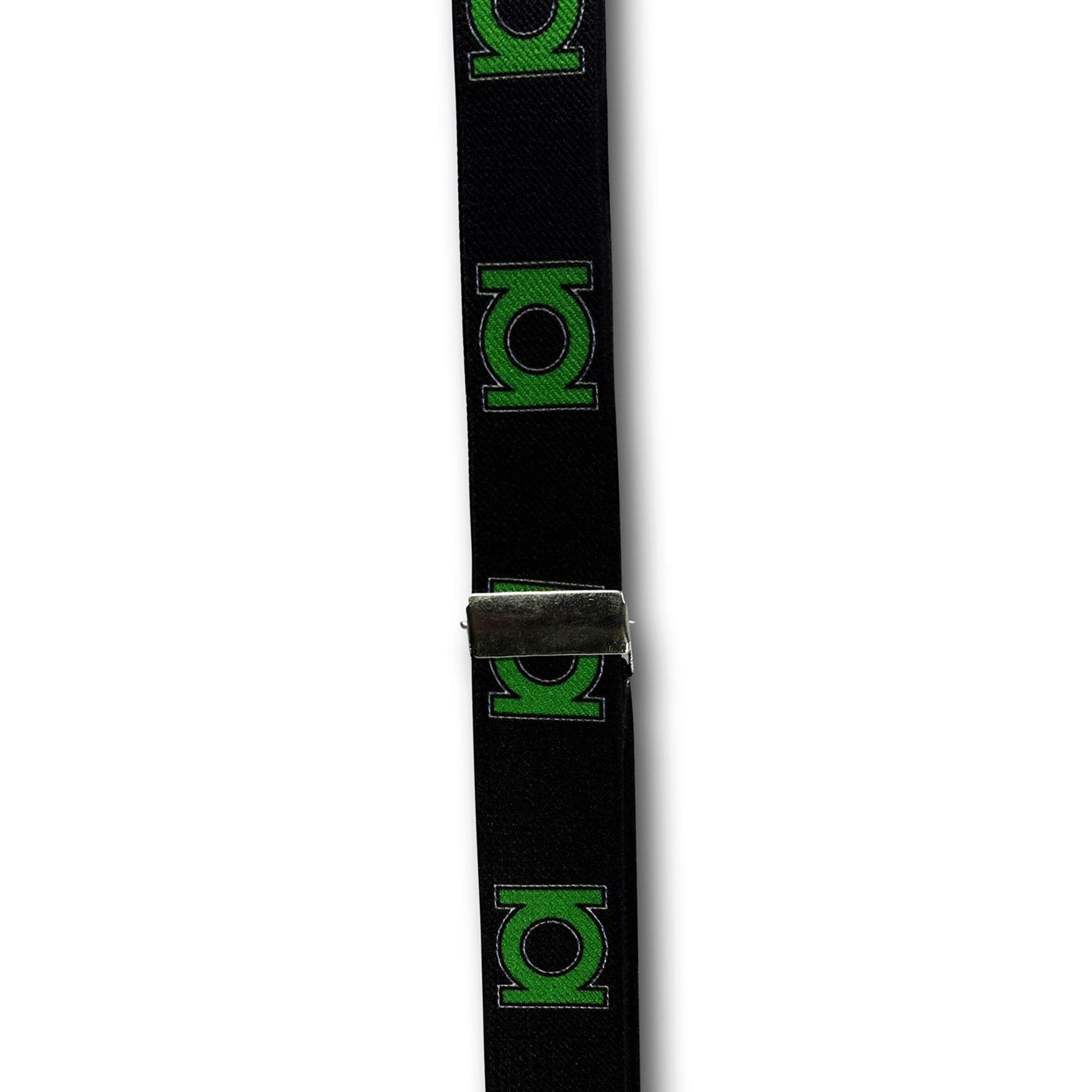 Green Lantern Symbols Suspenders