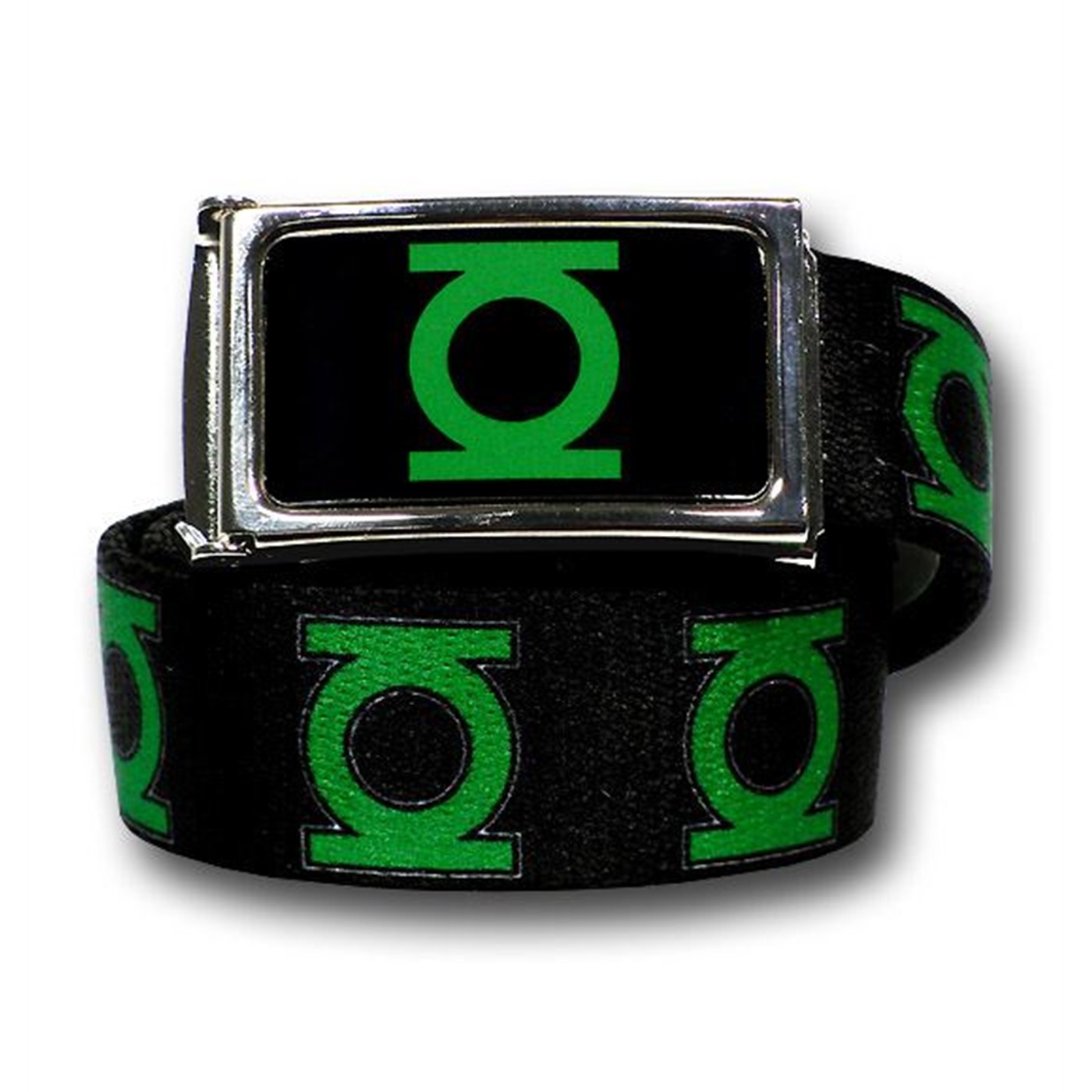 Green Lantern Symbols Black Web Belt