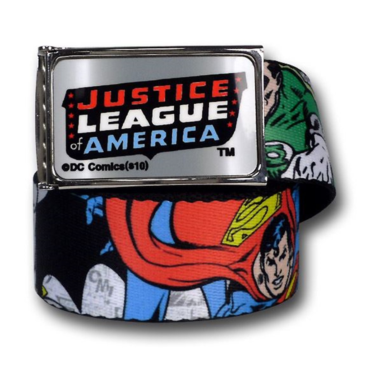 Justice League JLA Web Belt- 1.50" Adult