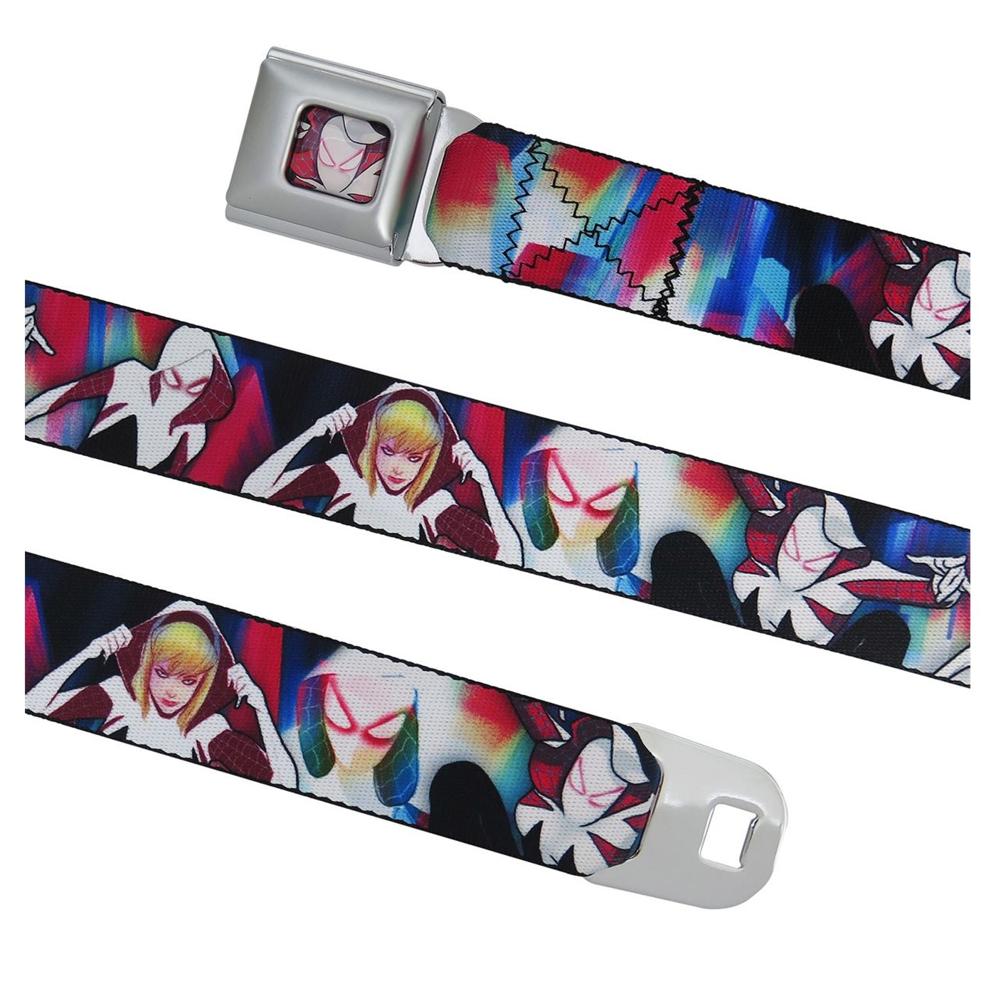 Spider-Gwen Poses Seatbelt Belt