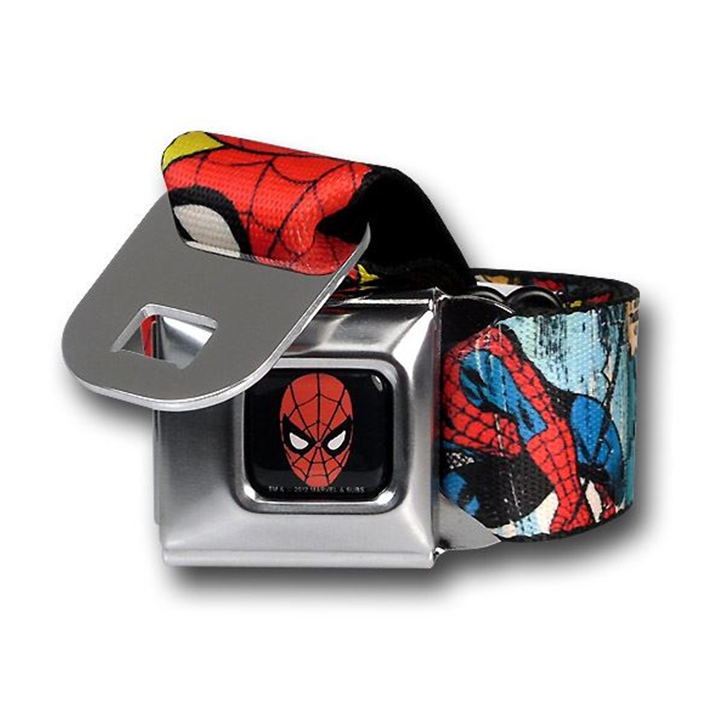 Spider-Man Comic Panels Seatbelt Belt