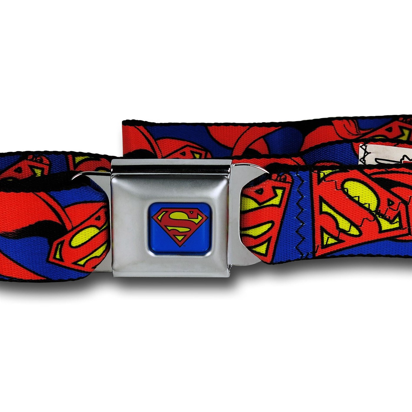 Superman Symbols and Capes Seatbelt Belt
