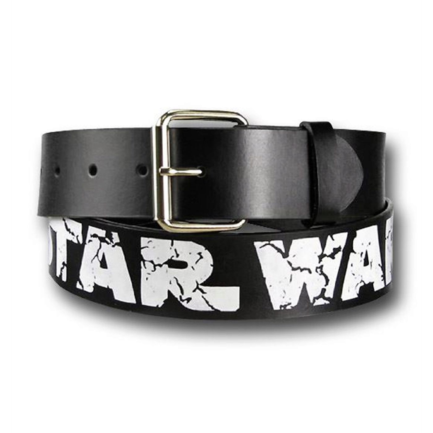 Star Wars Logo Black Leather Belt