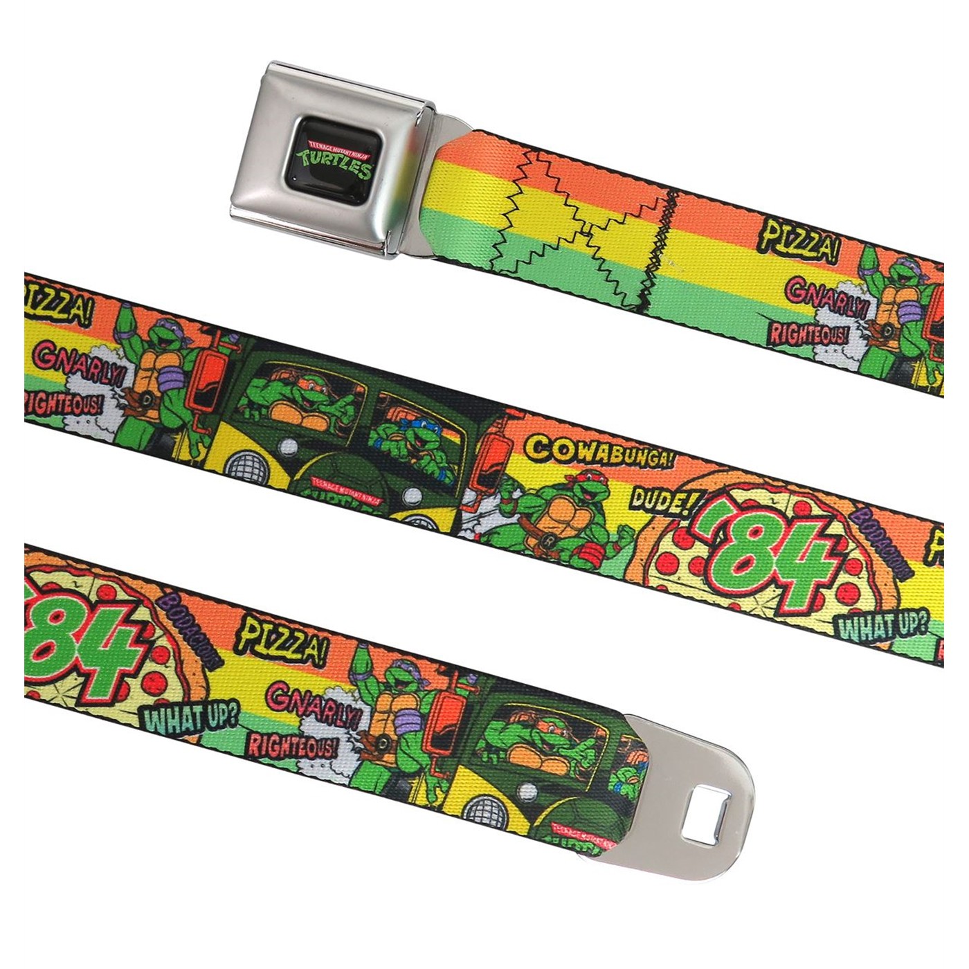 TMNT 84 Cowabunga Dude Seatbelt Belt