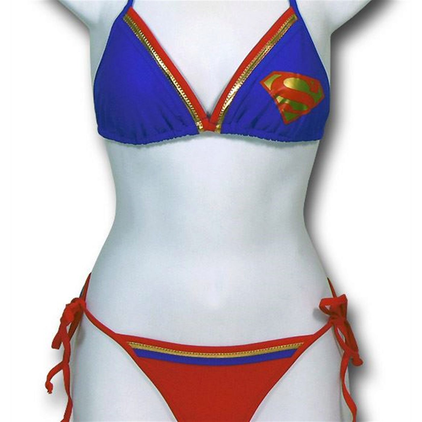 Supergirl Bandeau Triangle Bikini Women's Swimsuit