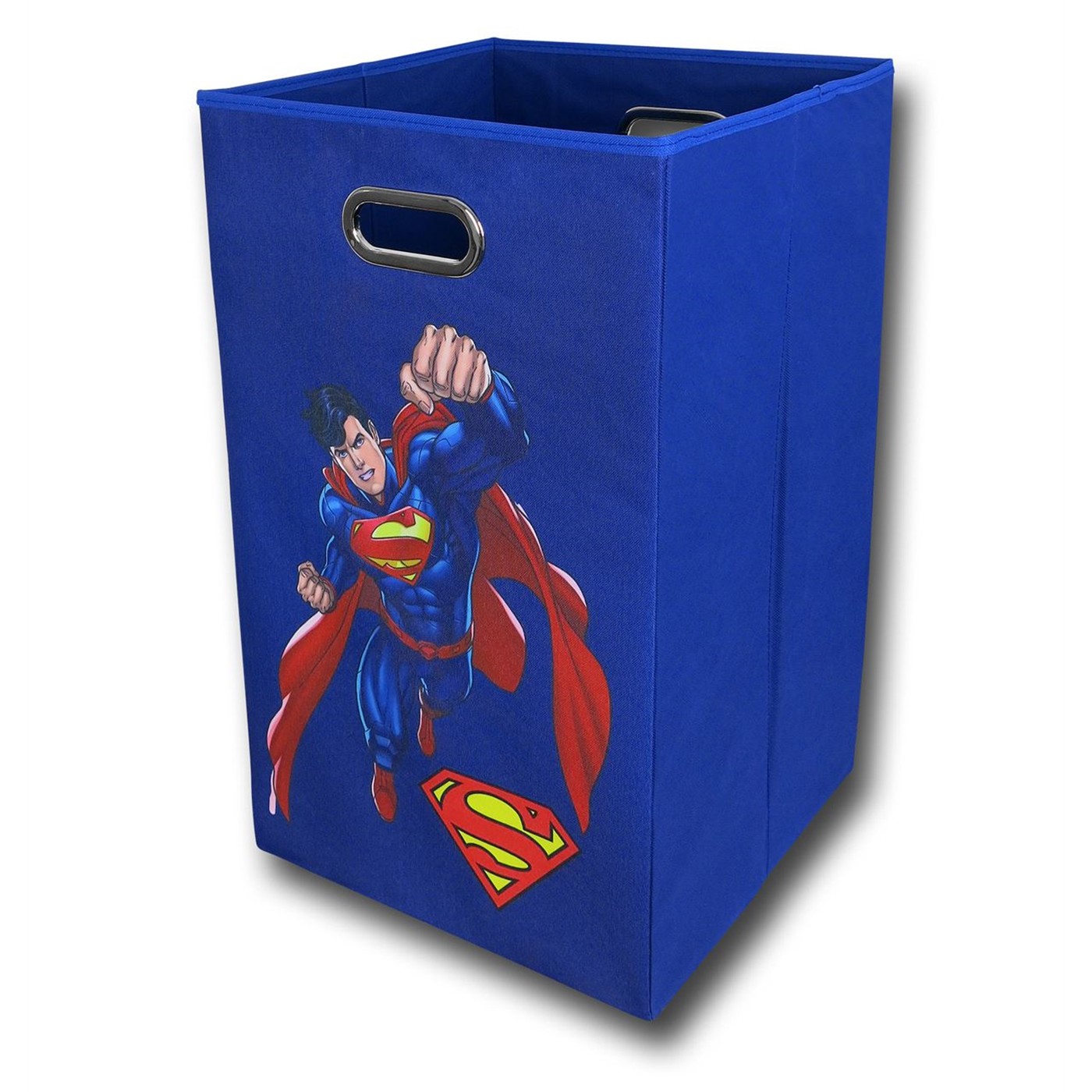Superman Blue Folding Laundry Bin