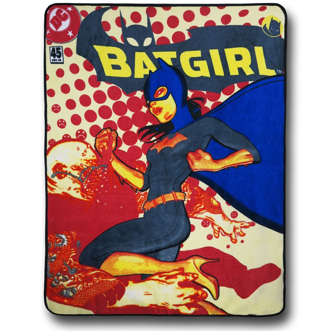 Batgirl #45 Cover Fleece Throw Blanket