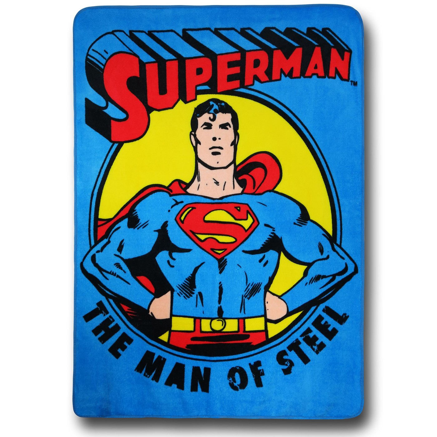 Superman The Man of Steel Fleece Throw Blanket