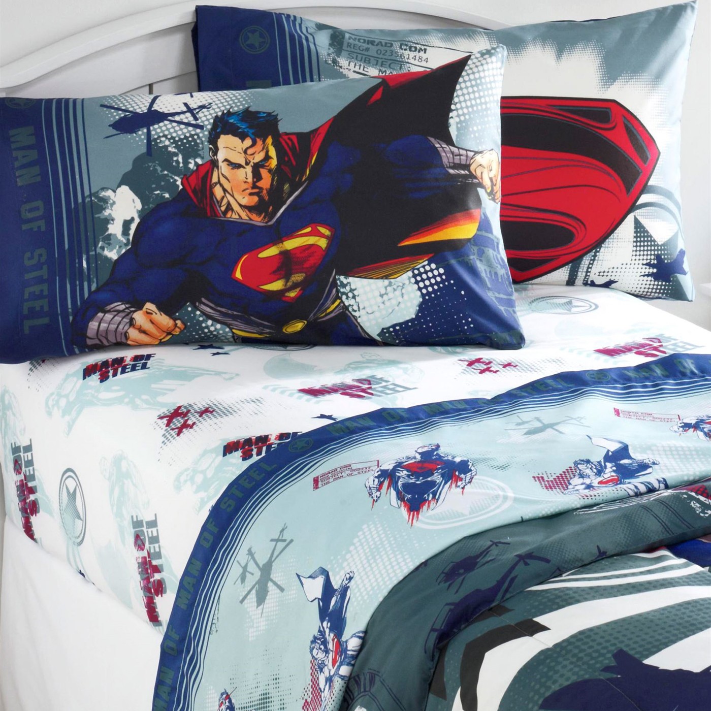 Superman Man of Steel Twin Sheet Set