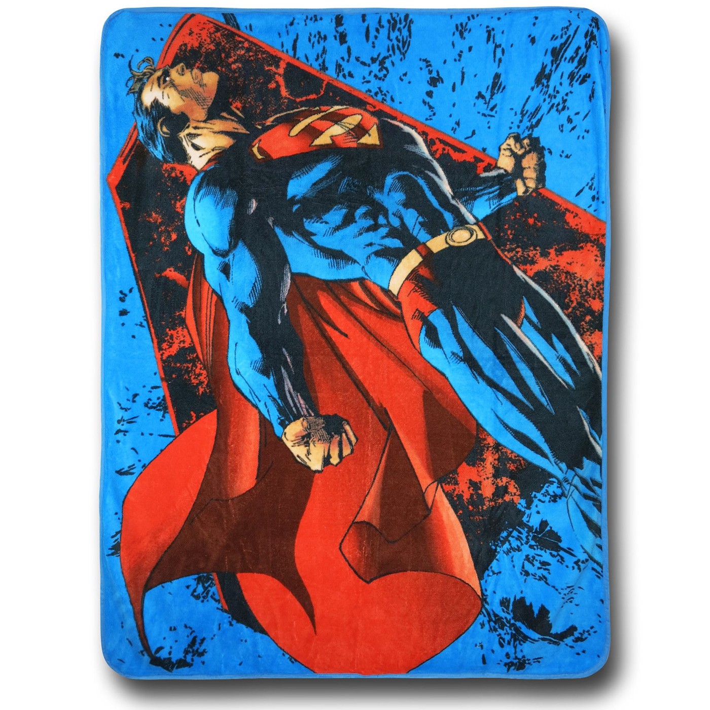 Superman Soaring Fleece Throw Blanket