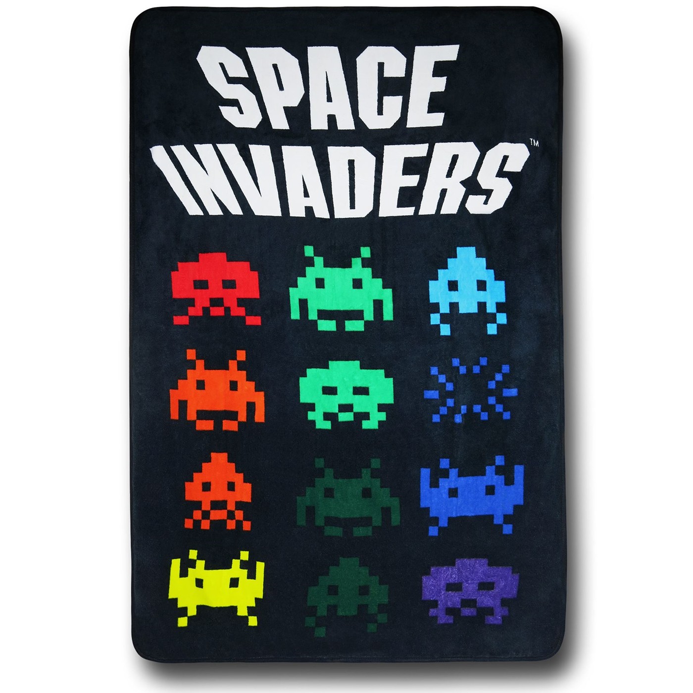 Space Invaders Throw Blanket