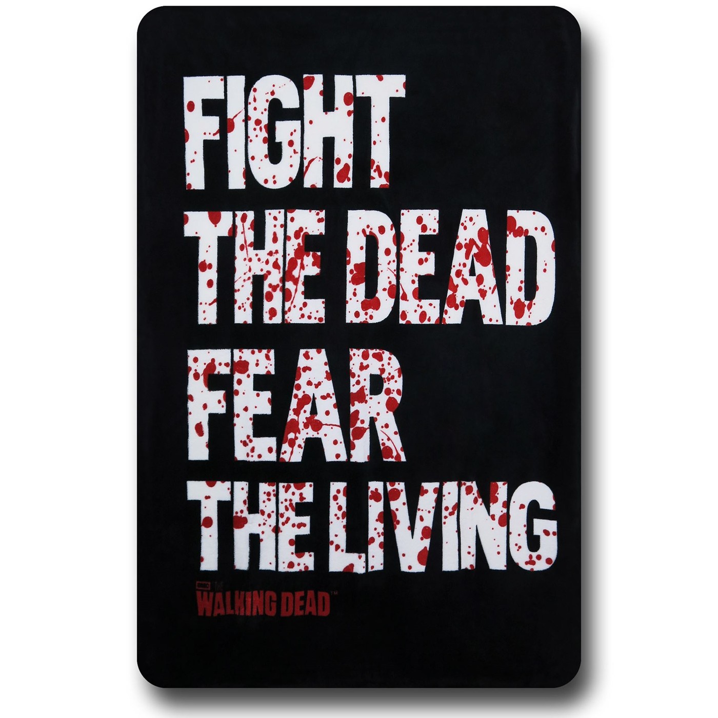 Walking Dead Fight Throw Blanket