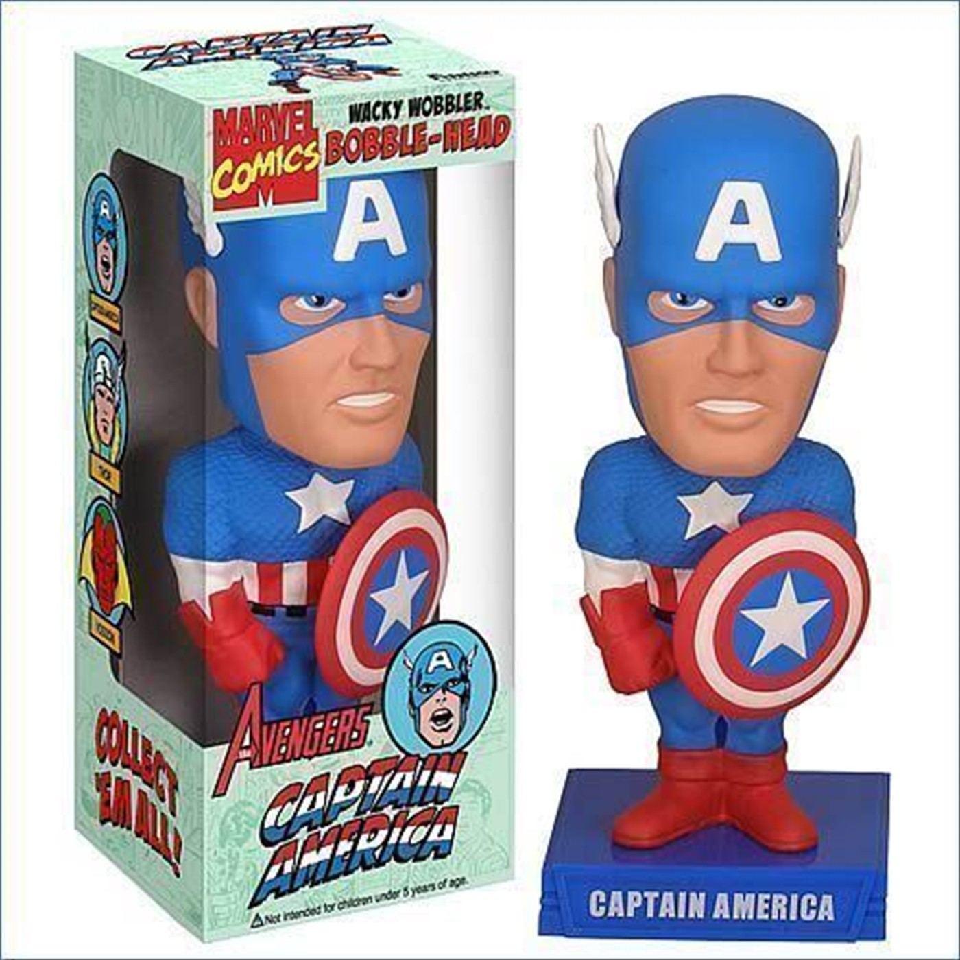 Captain America Bobblehead Head Knocker