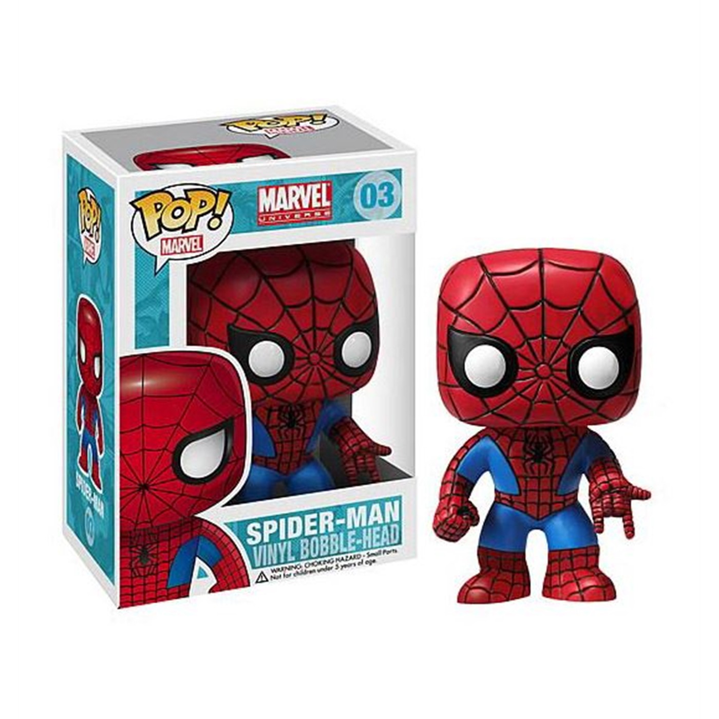 Spiderman Pop Marvel Vinyl Bobble Head