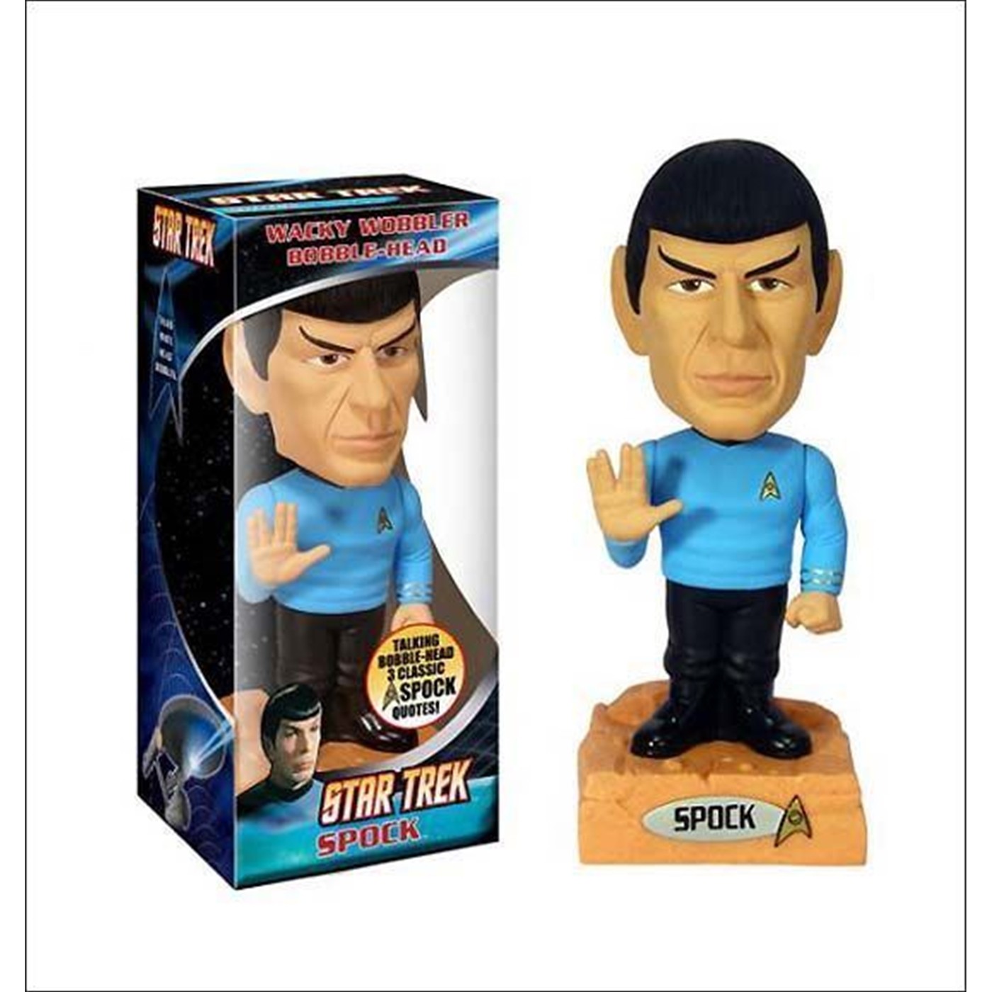 Star Trek Talking Spock Bobblehead Headknocker