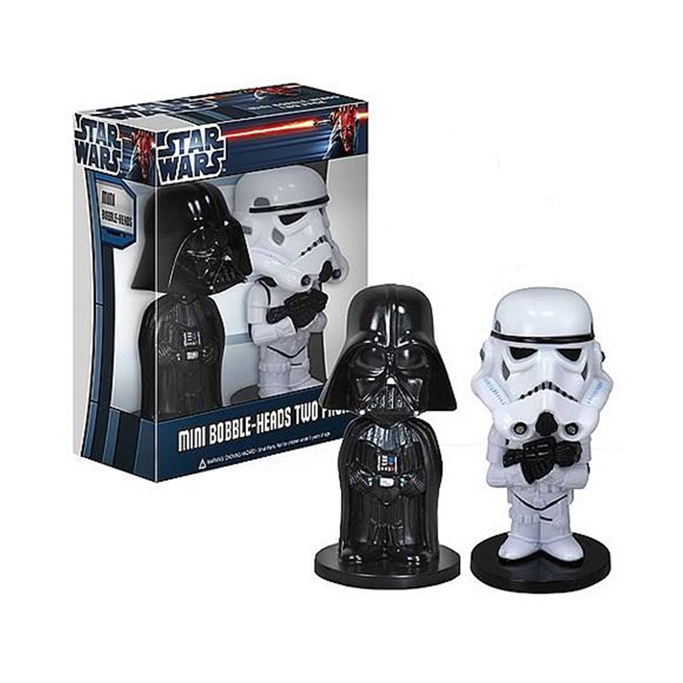 Darth Vader & Stormtrooper Mini Wacky Wobbler Set