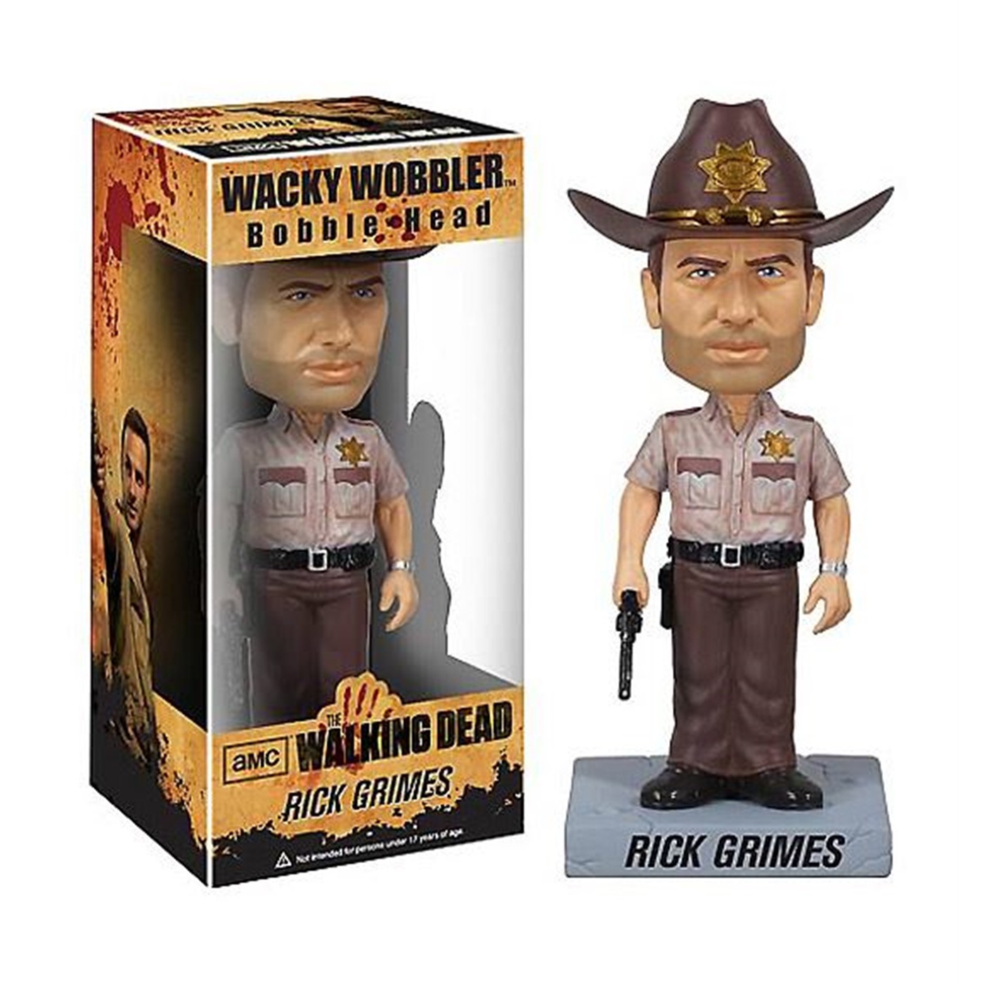 Walking Dead Rick Grimes Wacky Wobbler Bobblehead