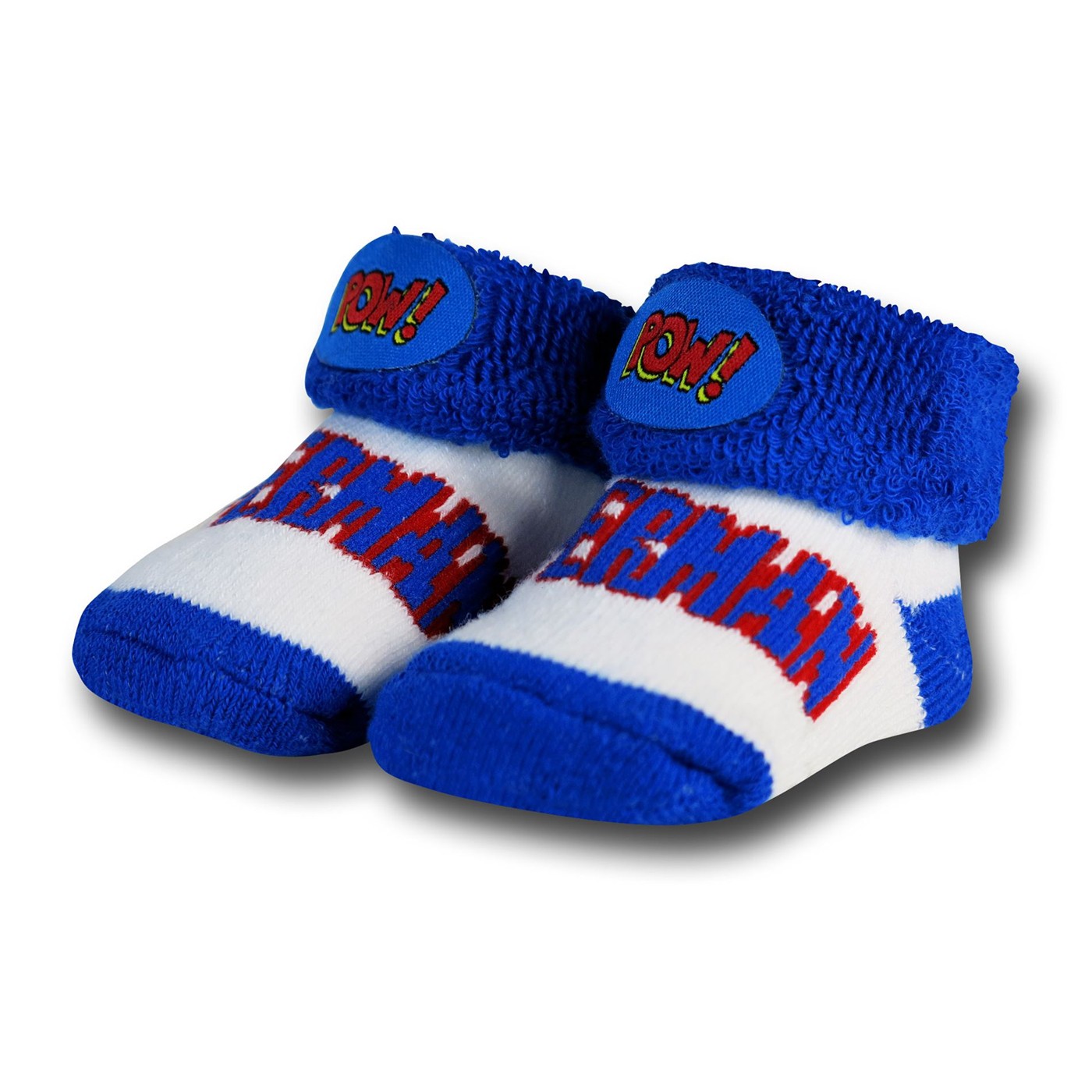 Superman Infant 0-6 Booties 3-Pack