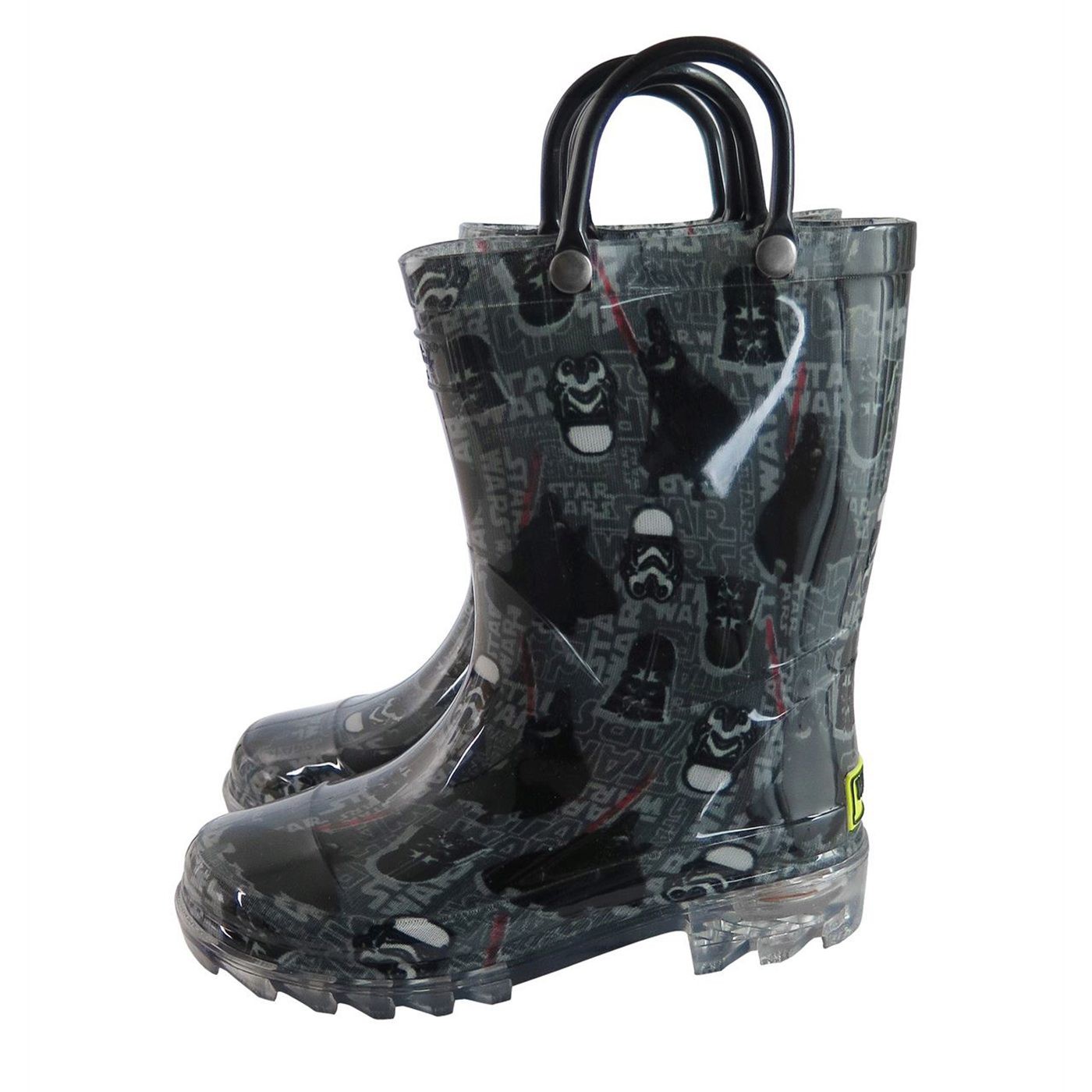 Star Wars Darkside Lighted Kids Rain Boots