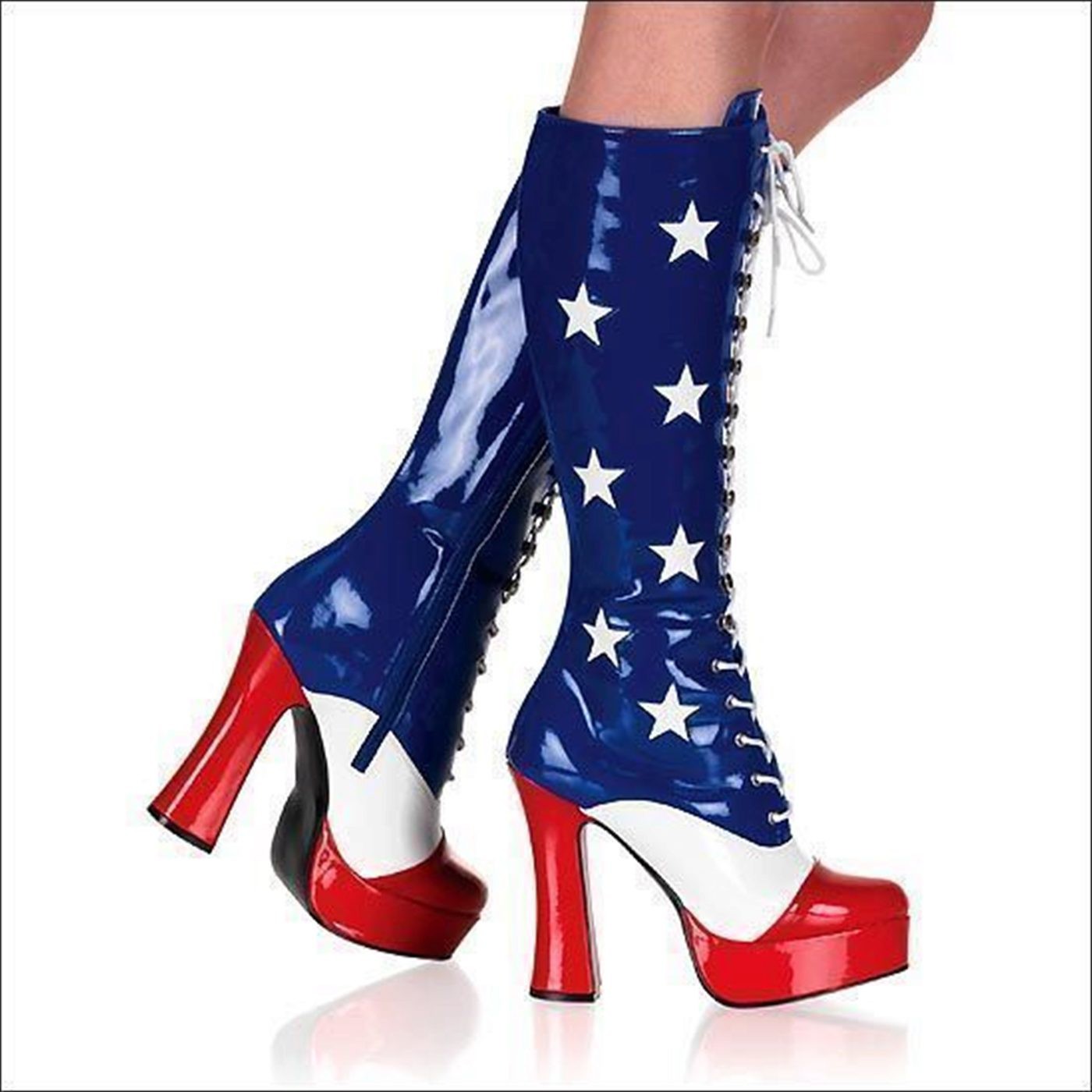 Wonder Patriot Woman Boots 5 Inch Heel