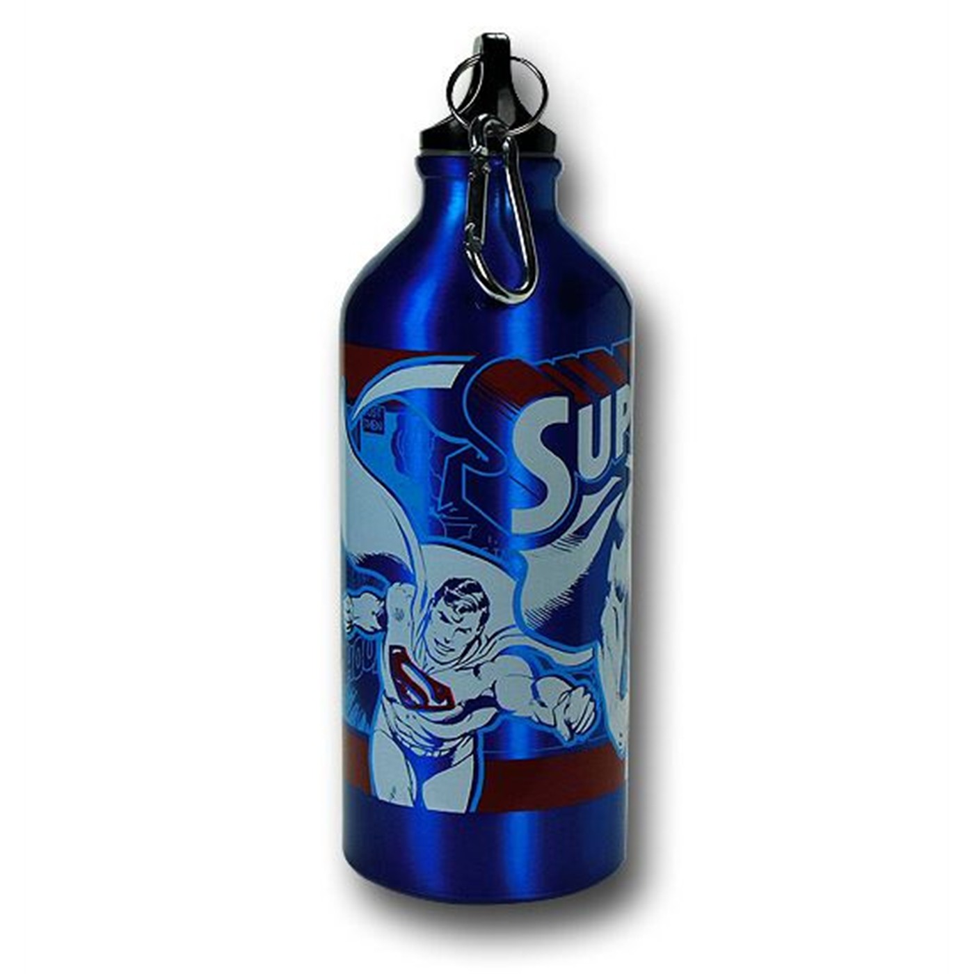 Superman Blue 20oz Aluminum Water Bottle