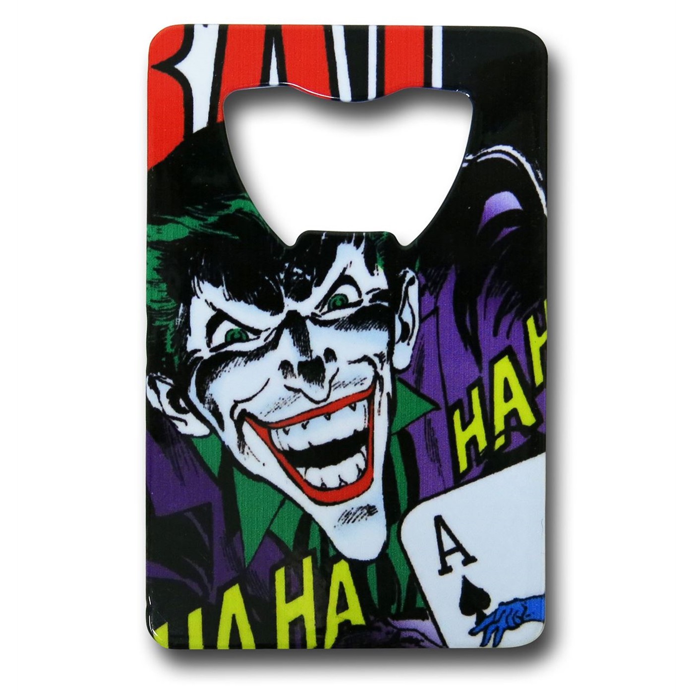 Joker Credit Card Bottle Opener