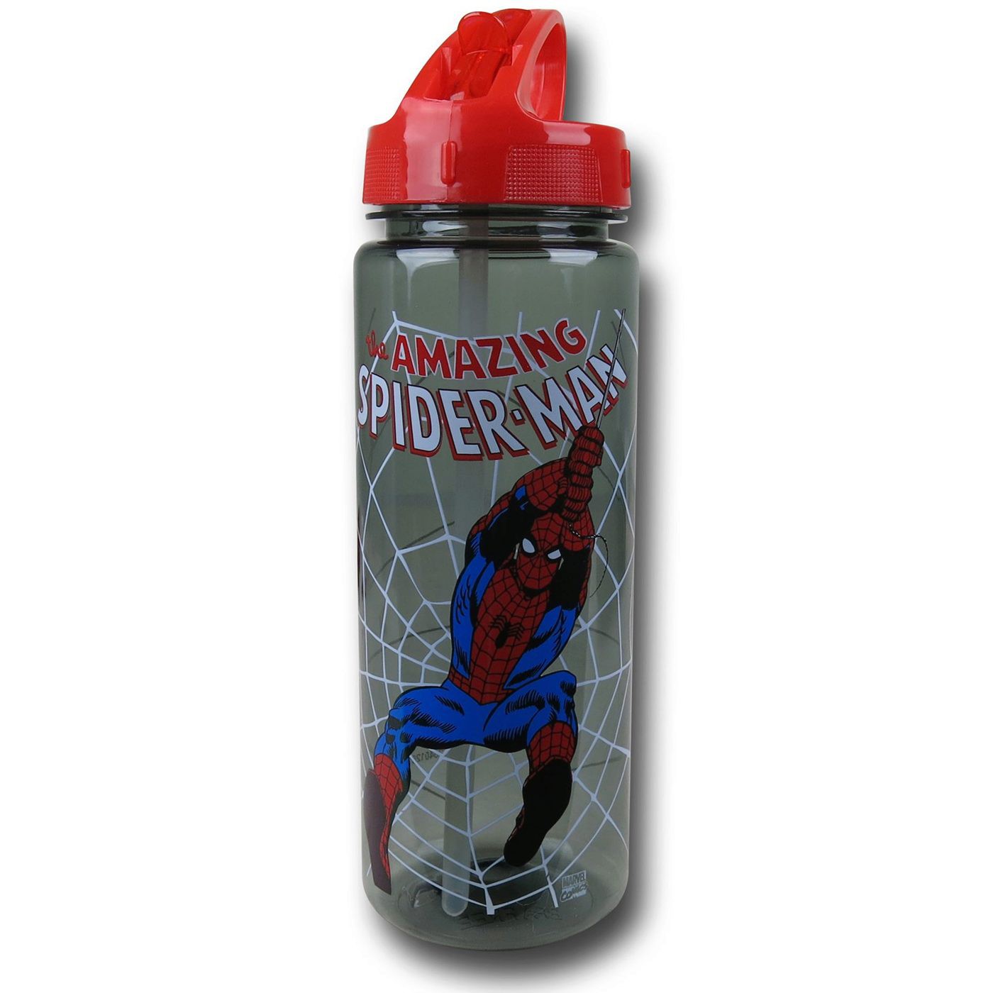 Spider-Man Plastic 20 oz. Flip Top Bottle