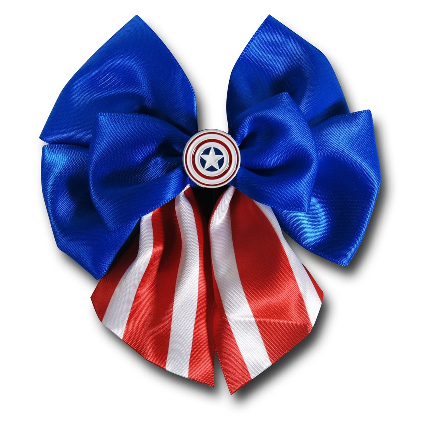 Captain America Red White & Blue Hair Bow