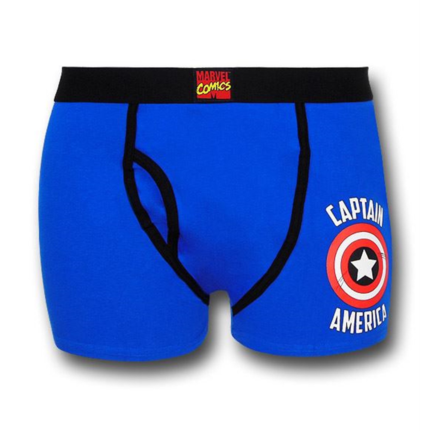 Captain America Shield Blue Boxer Briefs