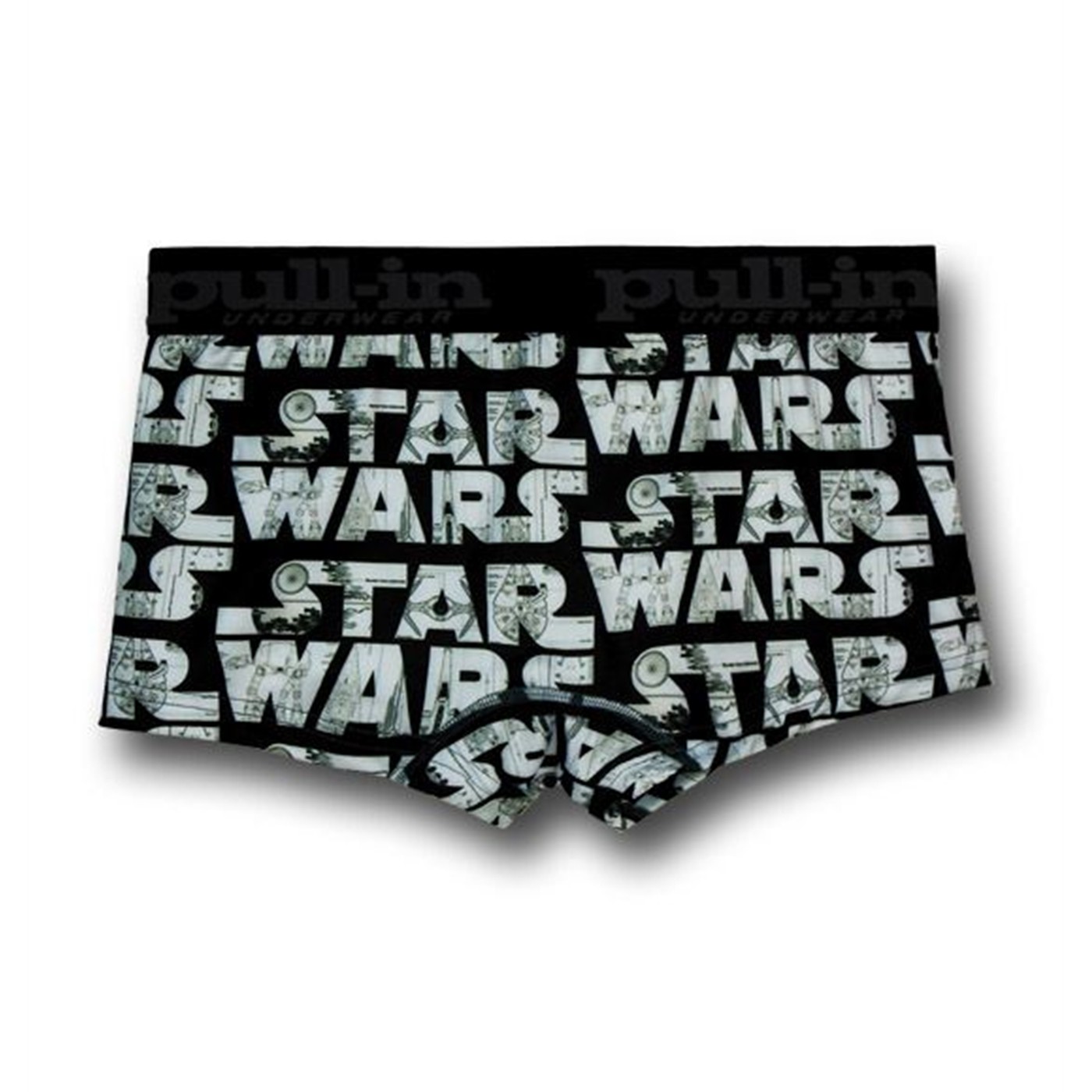 Star Wars Logo Short-Cut Pull-In Boxer Briefs