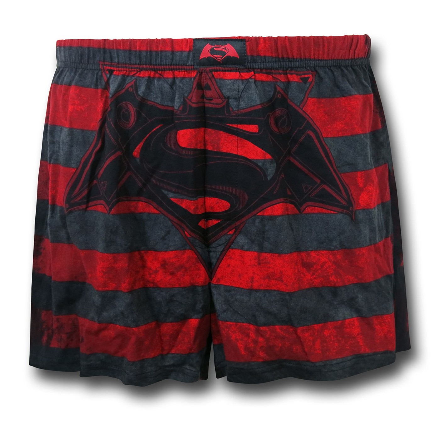 Batman V Superman Red Stripe Boxers